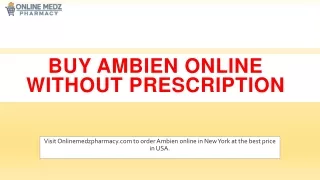 Buy Ambien Online at low price in USA - Onlinemedzpharmacy.com