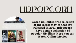 Hollywood collection at hand by pressing on Hdpopcorn