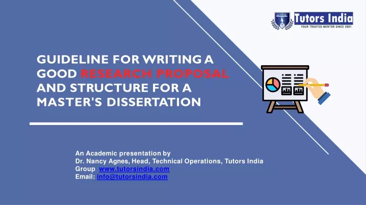 guideline for writing a good research proposal