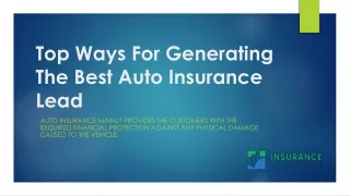 How To Buy Car Insurance Leads