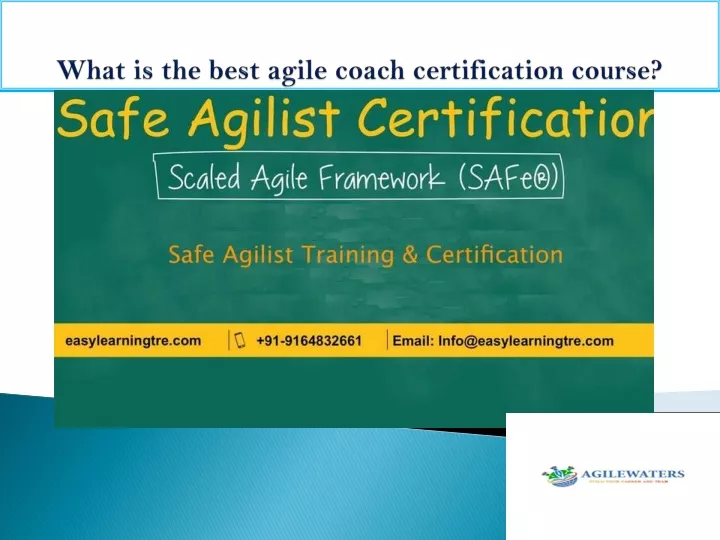 what is the best agile coach certification course