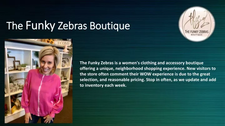 the funky zebras boutique