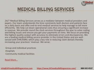 medical billing services