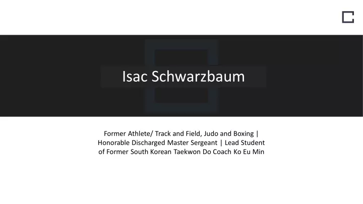 isac schwarzbaum