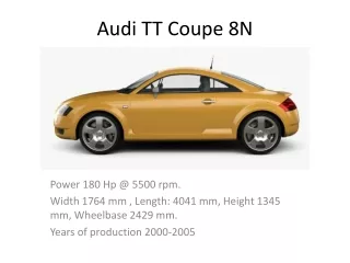 Audi TT Car Design Evolution Hum2D