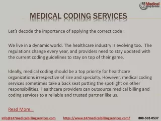 medical coding services