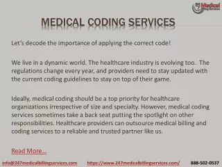 medical coding services