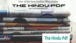 Download The Hindu Pdf for free!!!