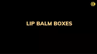 lip balm boxes