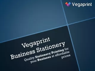 Vegaprint Affordable Business Stationery Printing 2021