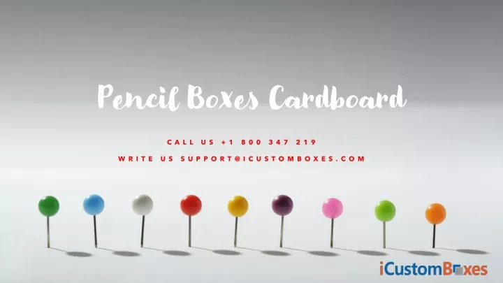 pencil boxes cardboard