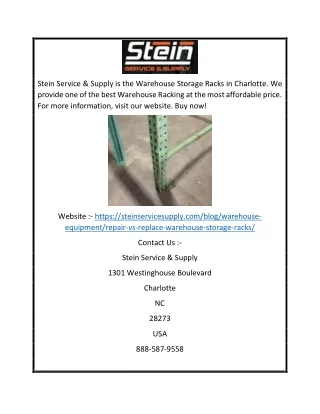 Warehouse Storage Racks | Stein Service & Supply