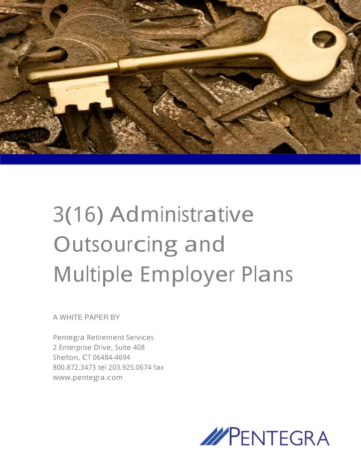 3 16 administrative outsourcing and multiple