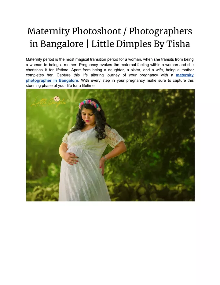 maternity photoshoot photographers in bangalore
