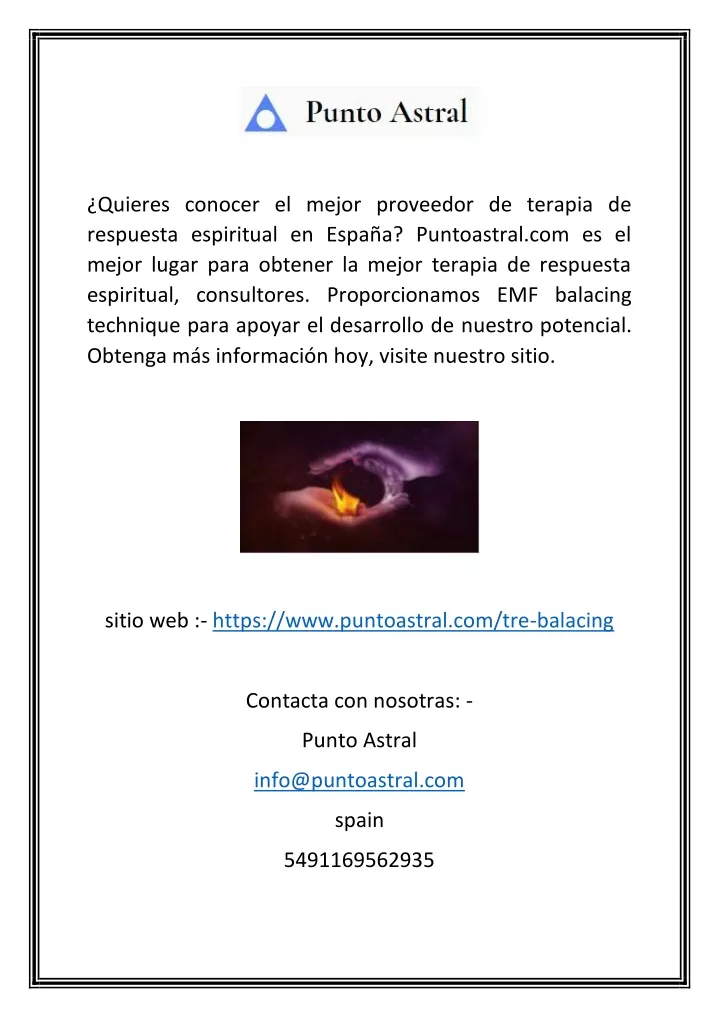 quieres conocer el mejor proveedor de terapia