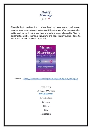 Best Personal Finance Book for Married Couples | Moneymarriageandcompatibility.com