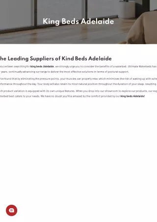 King Beds Adelaide