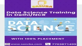 Data Science Training in Delhi/NCR,