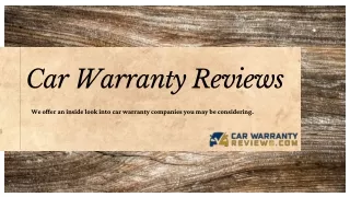 Top Extended Auto Vehicle Warranty Companies