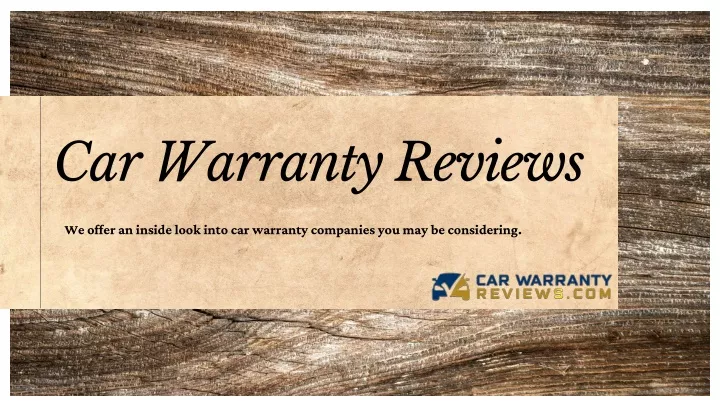 car warranty reviews