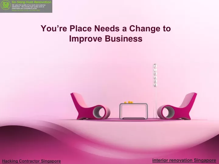 you re place needs a change to improve business