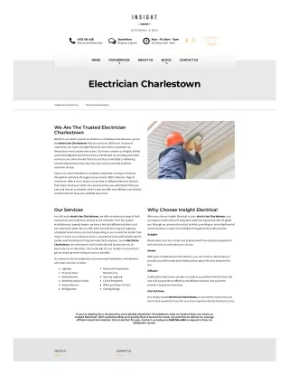 Electrician charlestown