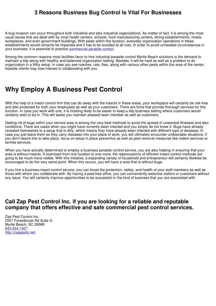 3 reasons business bug control is vital