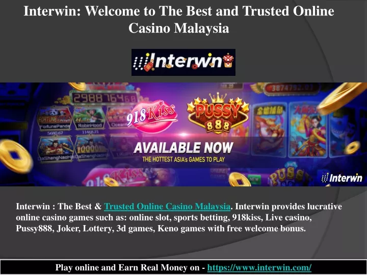 interwin welcome to the best and trusted online