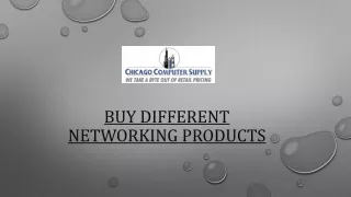 Buy Different Networking Products | Chicago Computer Supply