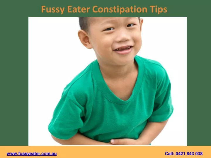 fussy eater constipation tips