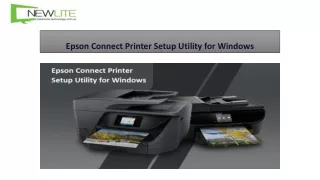 epson connect printer setup utility for windows