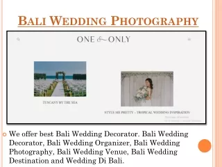 bali wedding photography