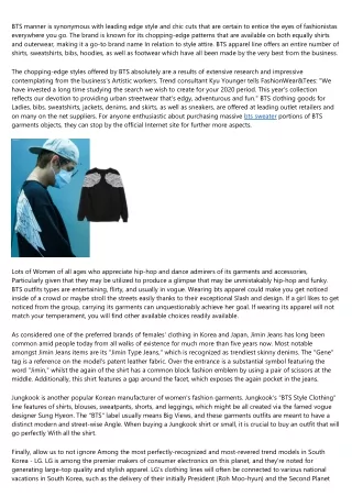 bts manner is synonymous with leading edge style