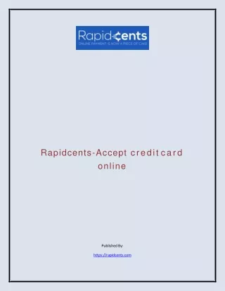 Online Payment Solutions - RapidCents