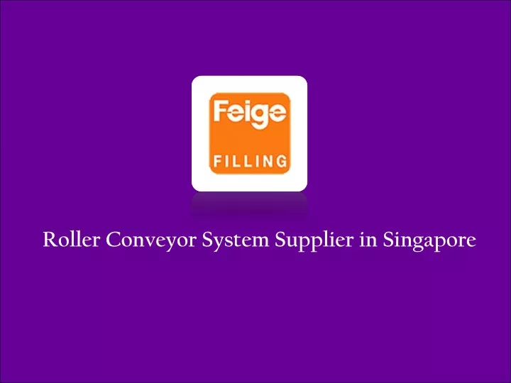 roller conveyor system supplier in singapore