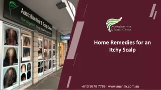 home remedies for an itchy scalp