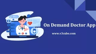 on demand doctor app
