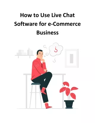 how to use live chat software for e commerce