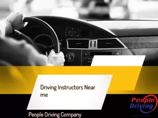 driving instructors near me