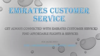 emirates customer service