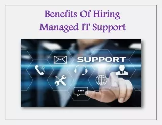 PDF: Benefits Of Hiring Managed IT Support