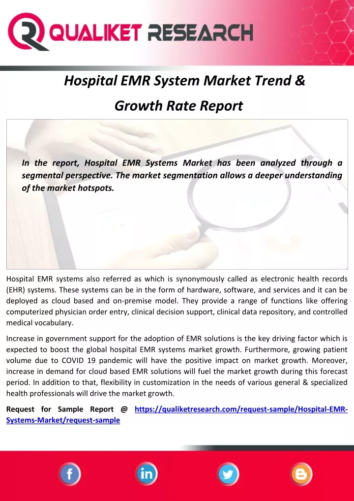hospital emr system market trend