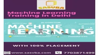 Machine Learning Training in Delhi