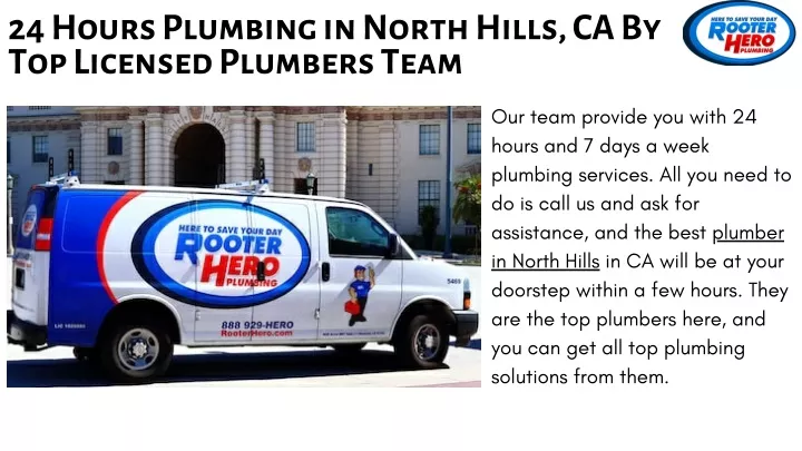 24 hours plumbing in north hills
