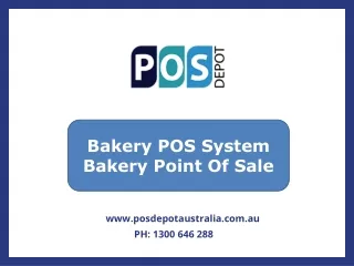 Bakery POS System | Bakery Point Of Sale | POS Depot