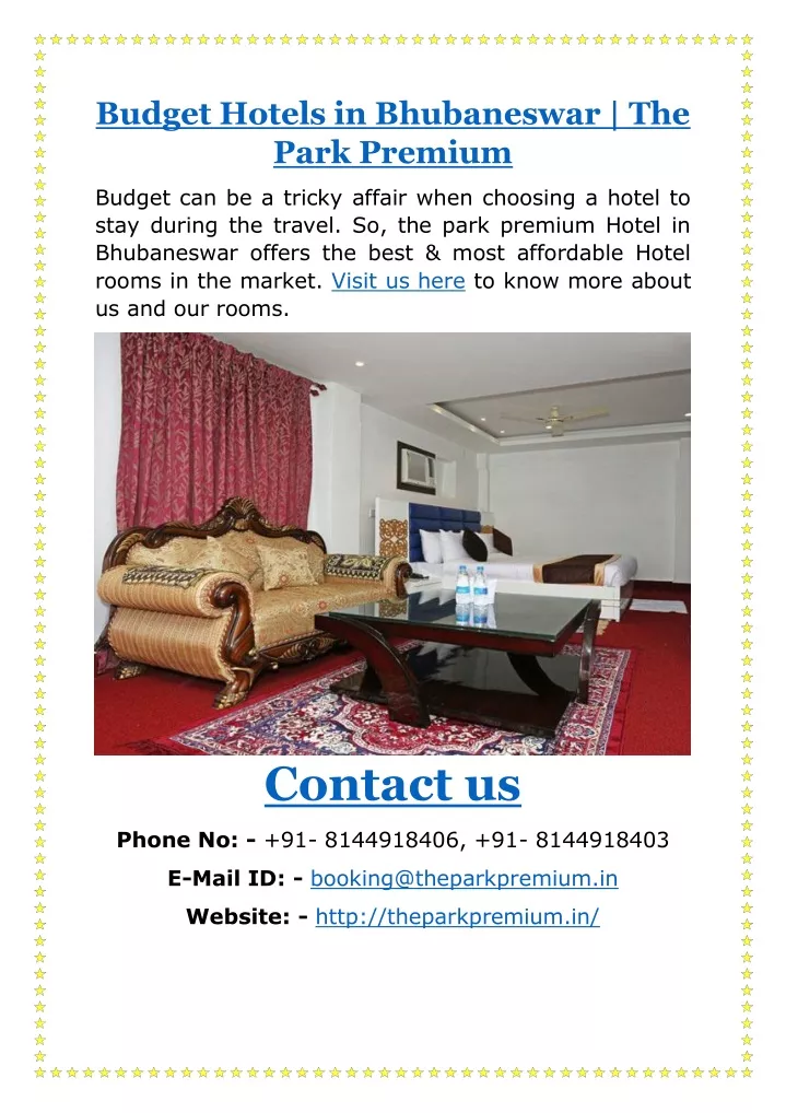budget hotels in bhubaneswar the park premium