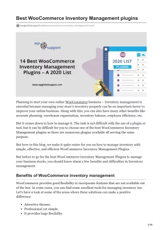 20 Best WooCommerce Inventory Management Plugins – A 2021 List