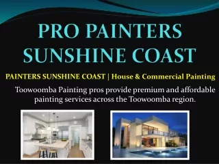 PAINTERS SUNSHINE COAST | House & Commercial Painting
