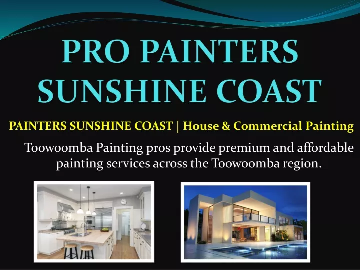 pro painters sunshine coast