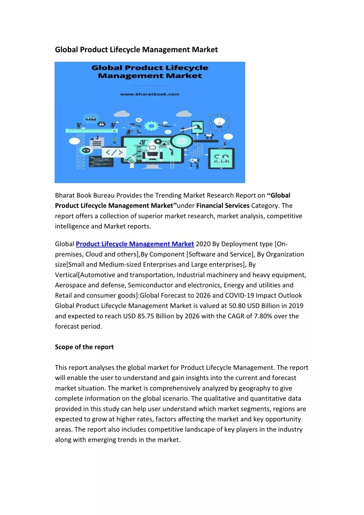 global product lifecycle management market